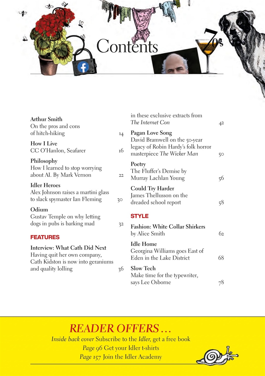 The Idler Magazine Preview Pages