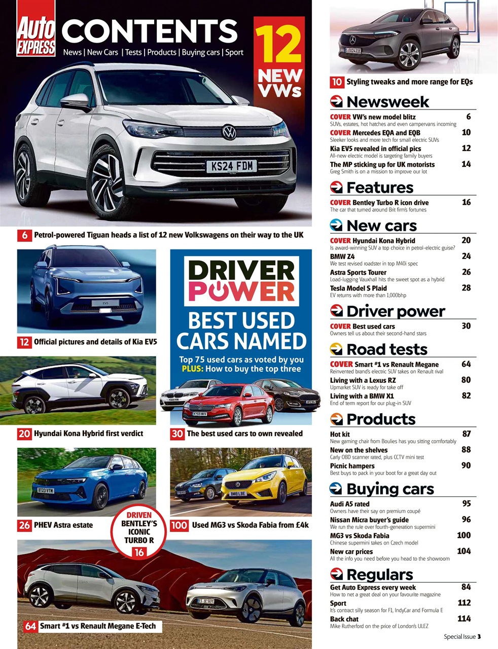Auto Express Preview Pages