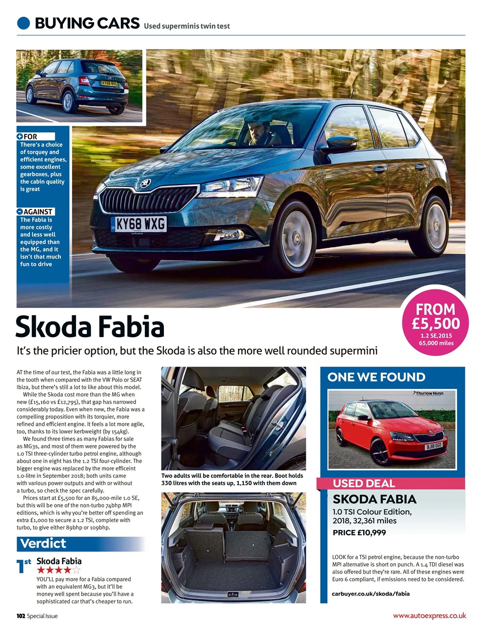 Auto Express Preview Pages