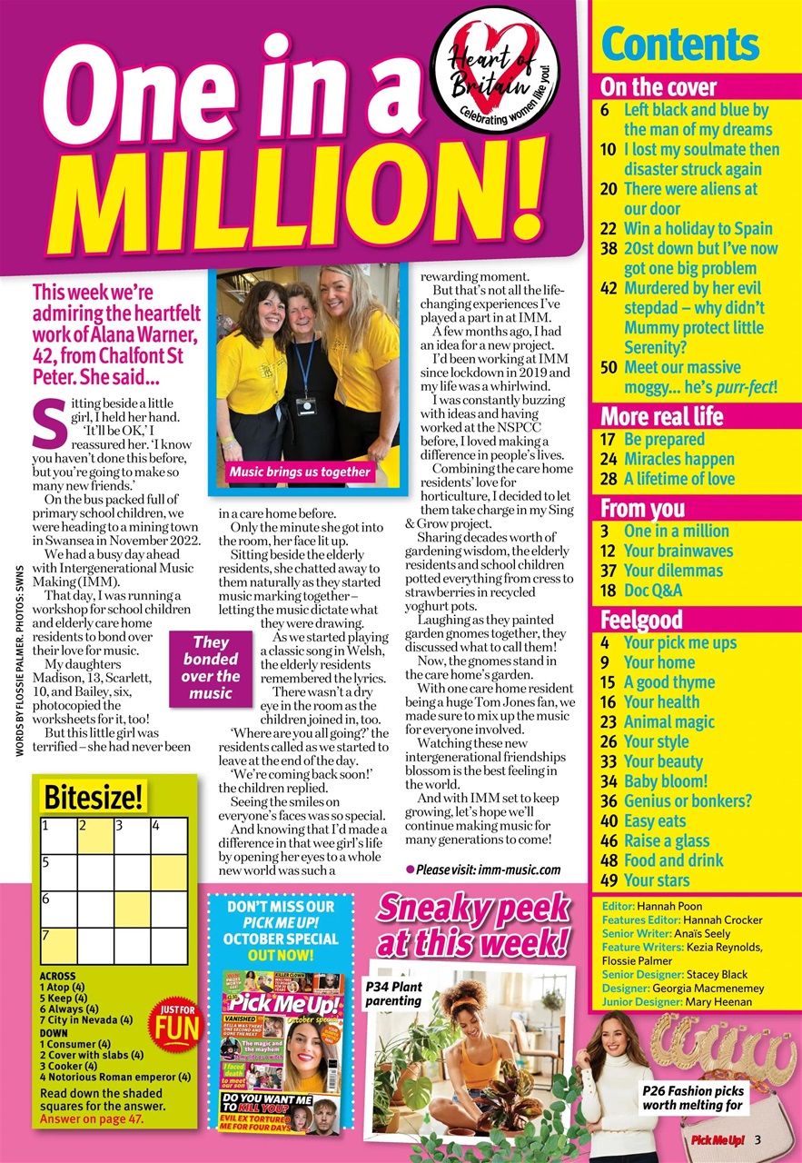 Pick Me Up Preview Pages