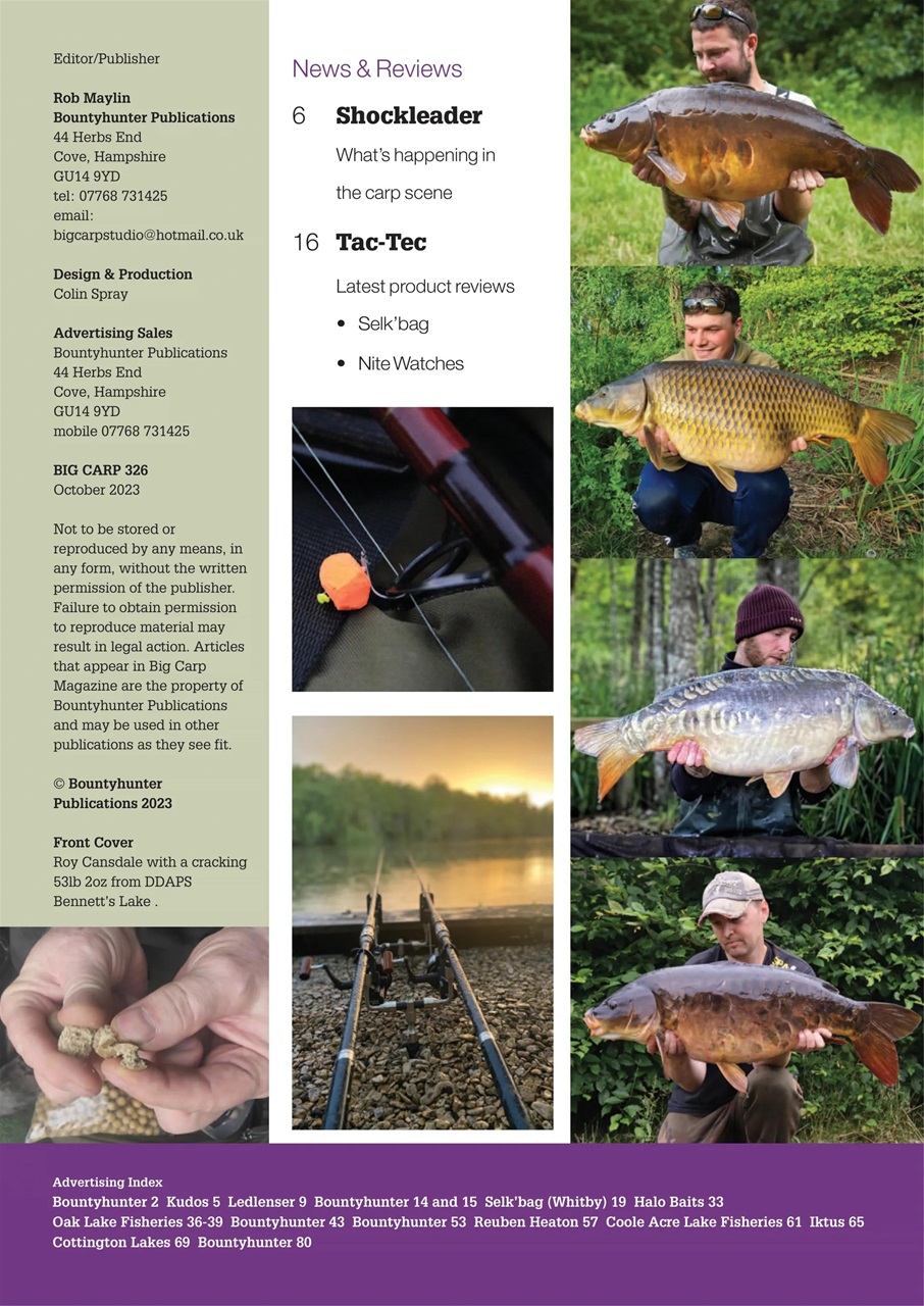 Big Carp Magazine Preview Pages