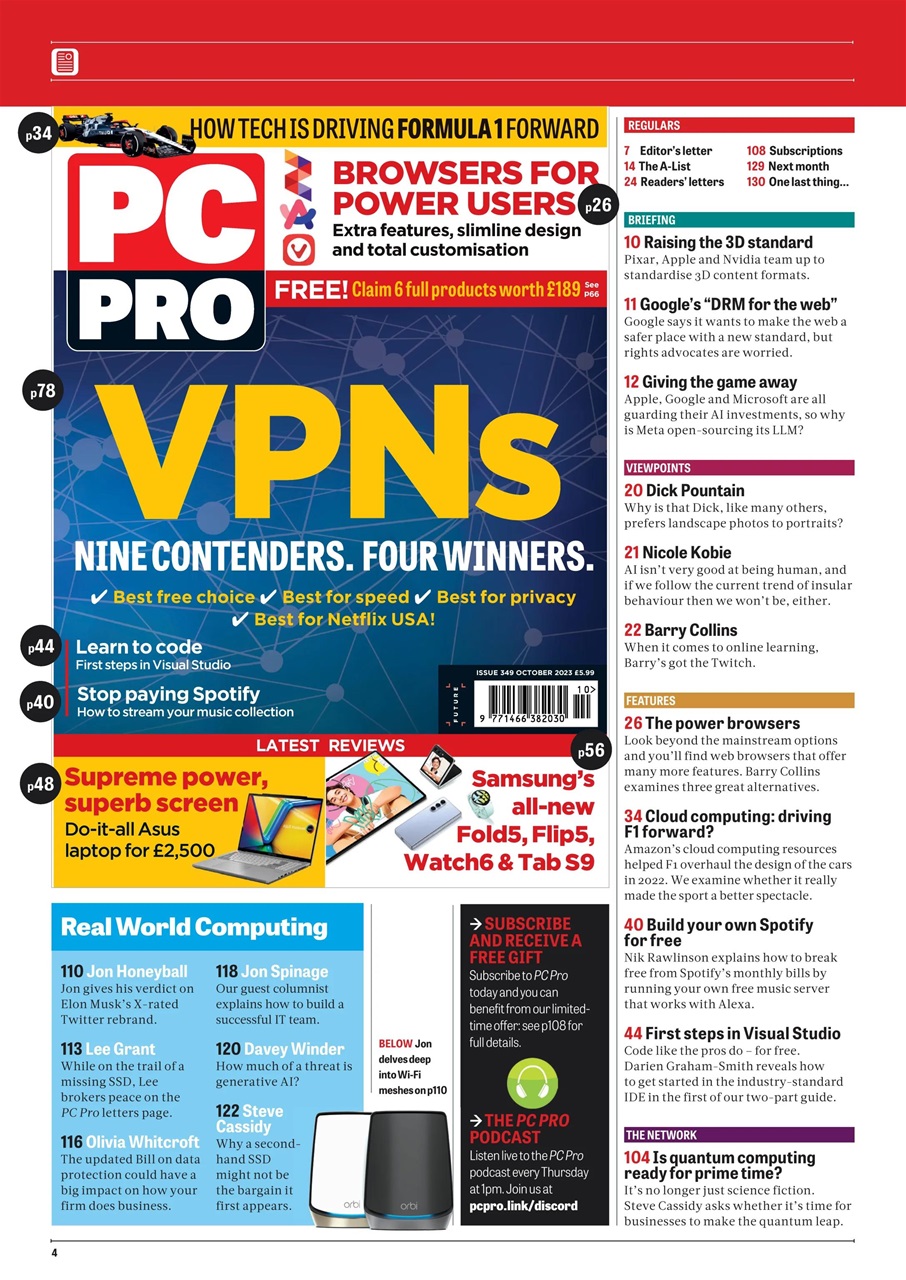 PC Pro Preview Pages