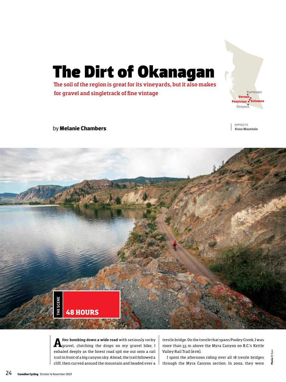 Canadian Cycling Magazine Preview Pages