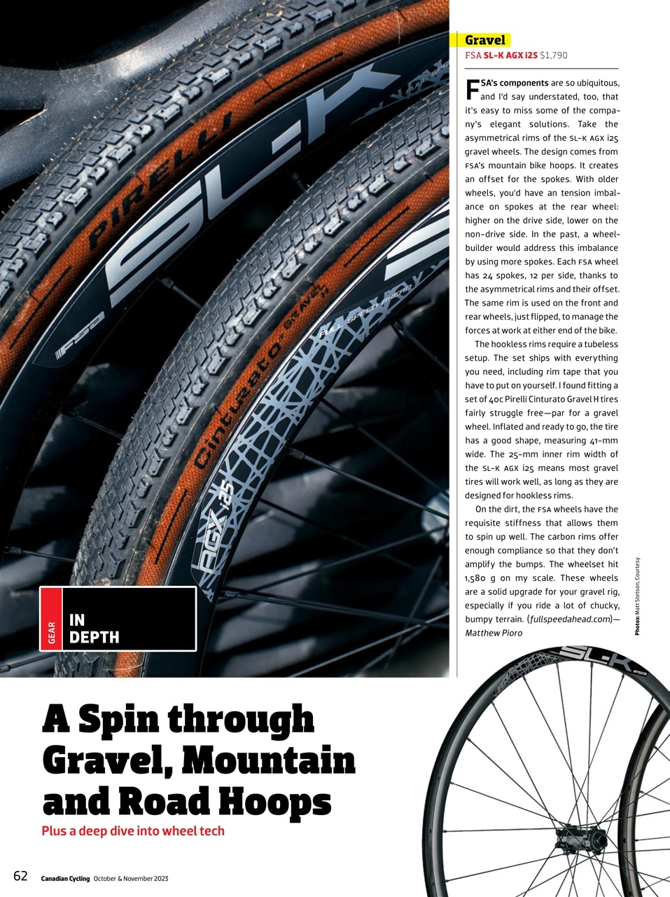 Canadian Cycling Magazine Preview Pages