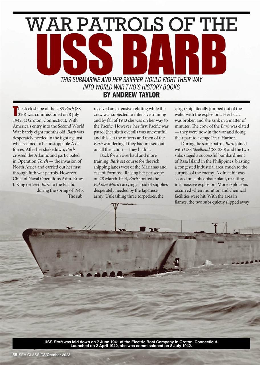 Sea Classics - Where History Sets Sail Preview Pages