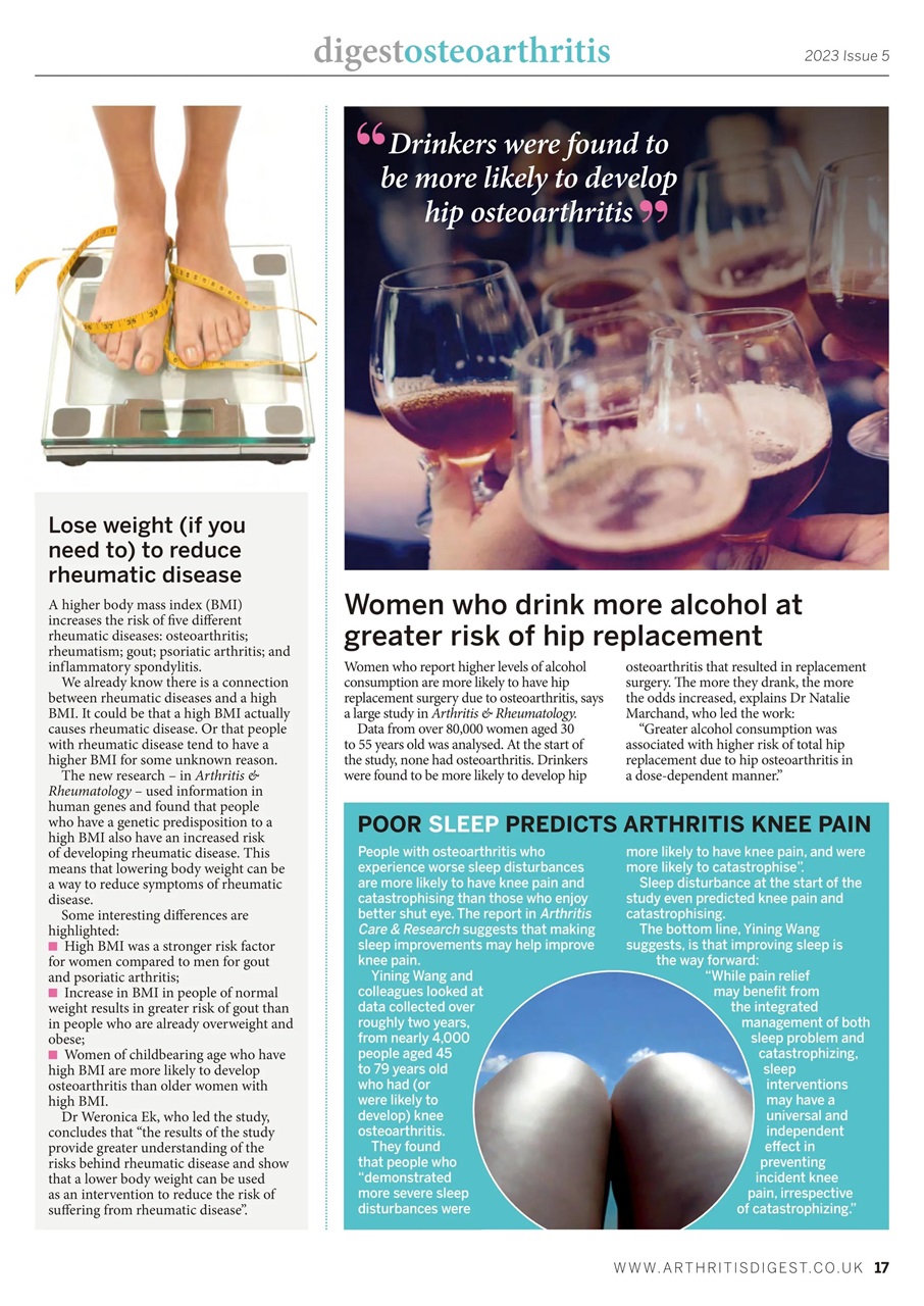 Arthritis Digest Preview Pages