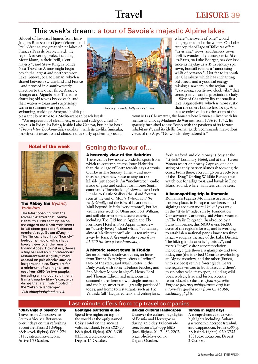 The Week Preview Pages