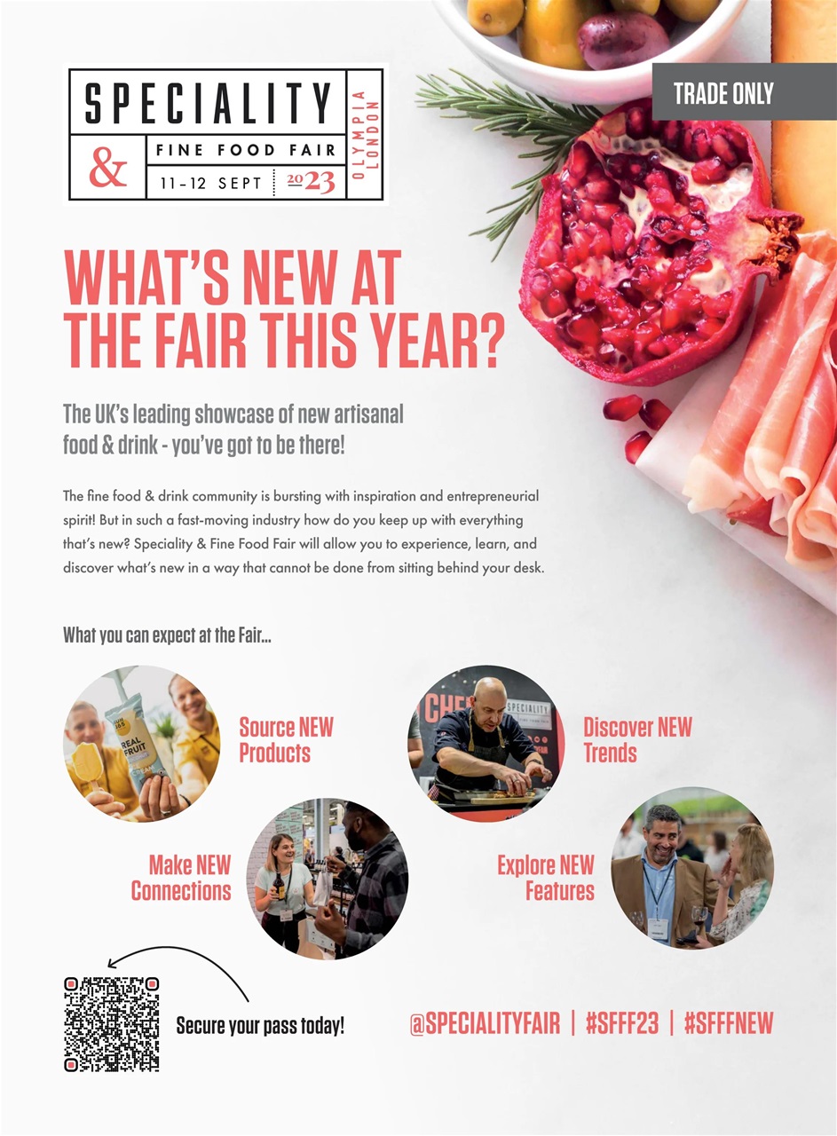 Speciality Food Preview Pages