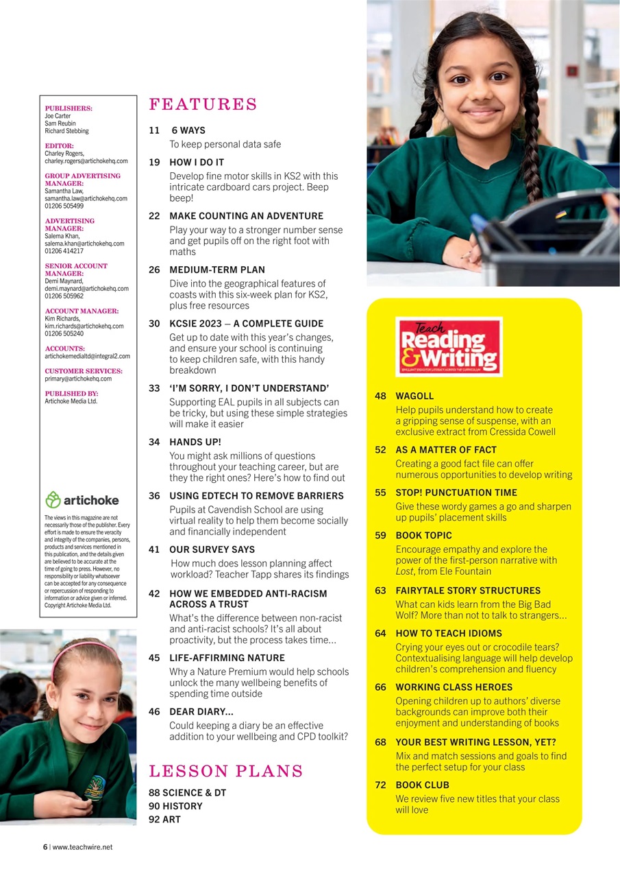 Teach Primary Preview Pages