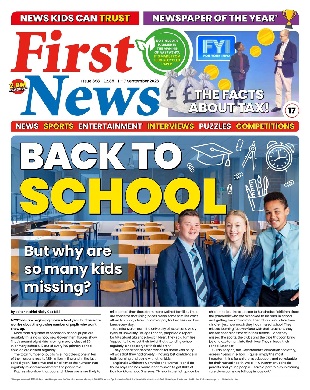 First News Preview Pages