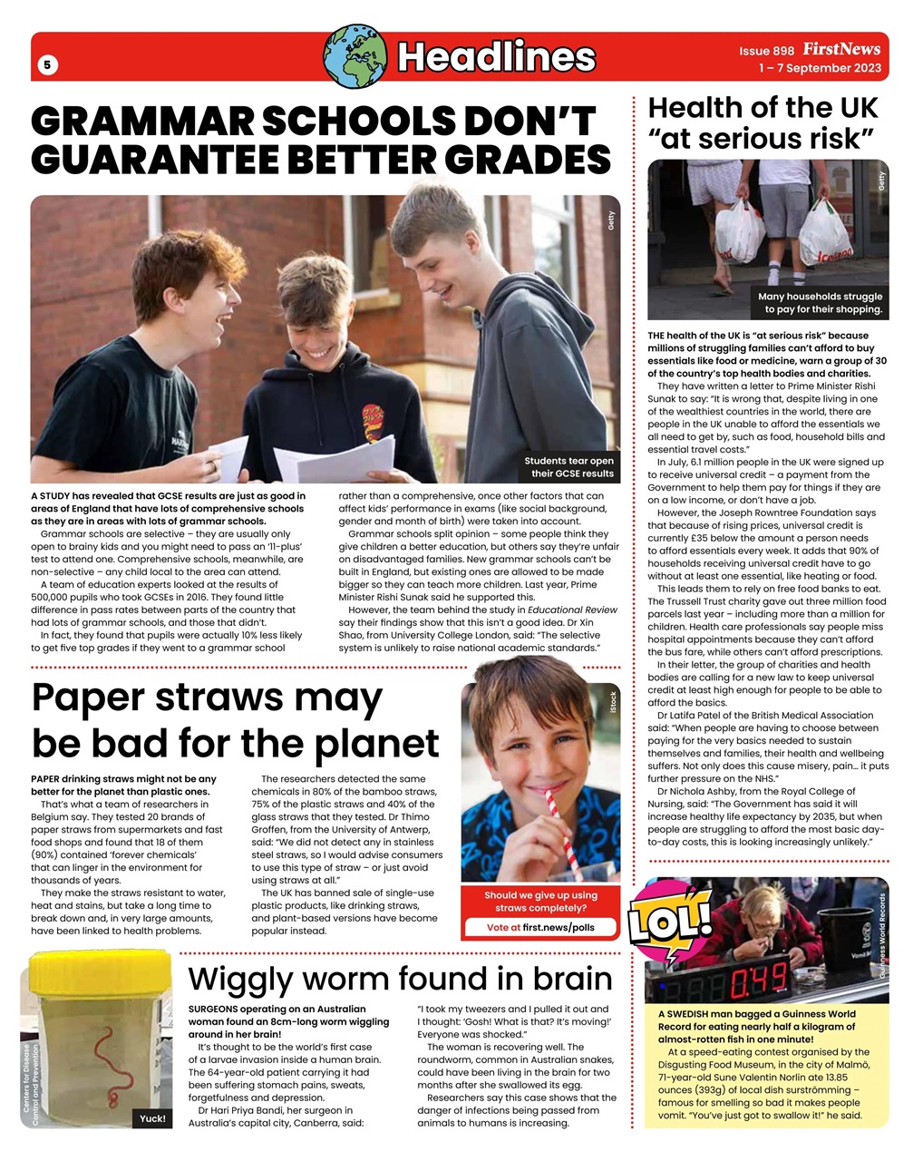 First News Preview Pages