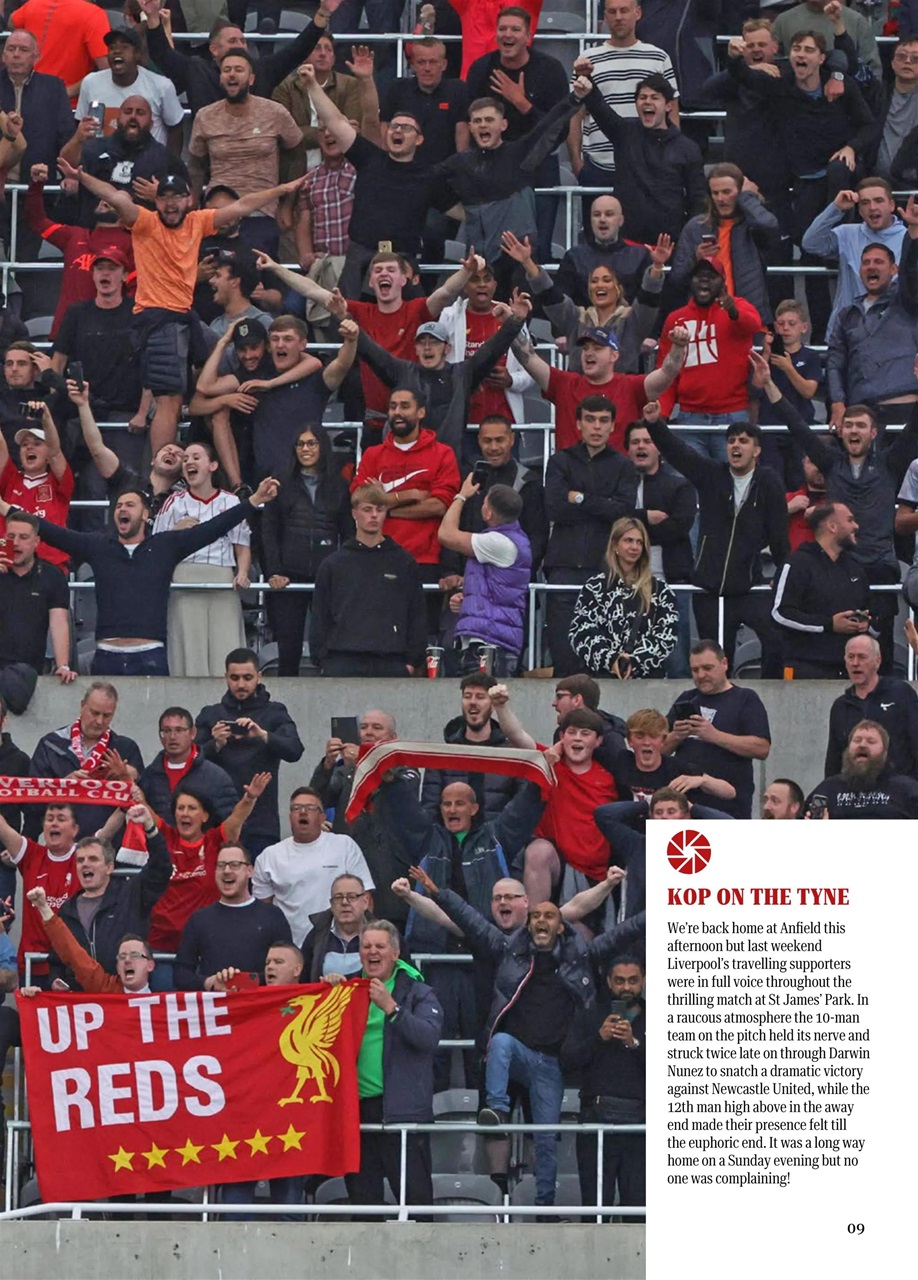Liverpool FC Programmes Preview Pages