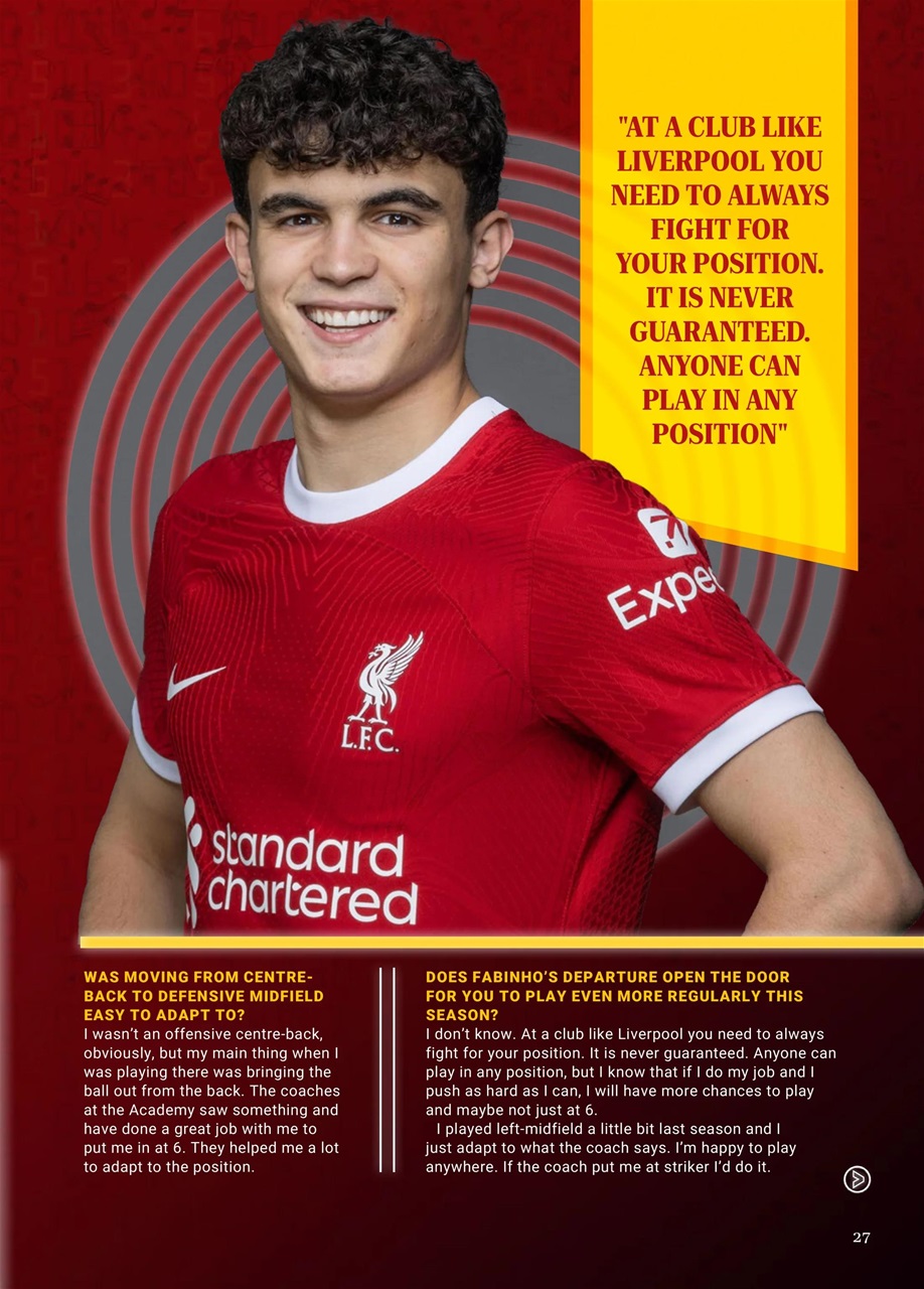 Liverpool FC Programmes Preview Pages