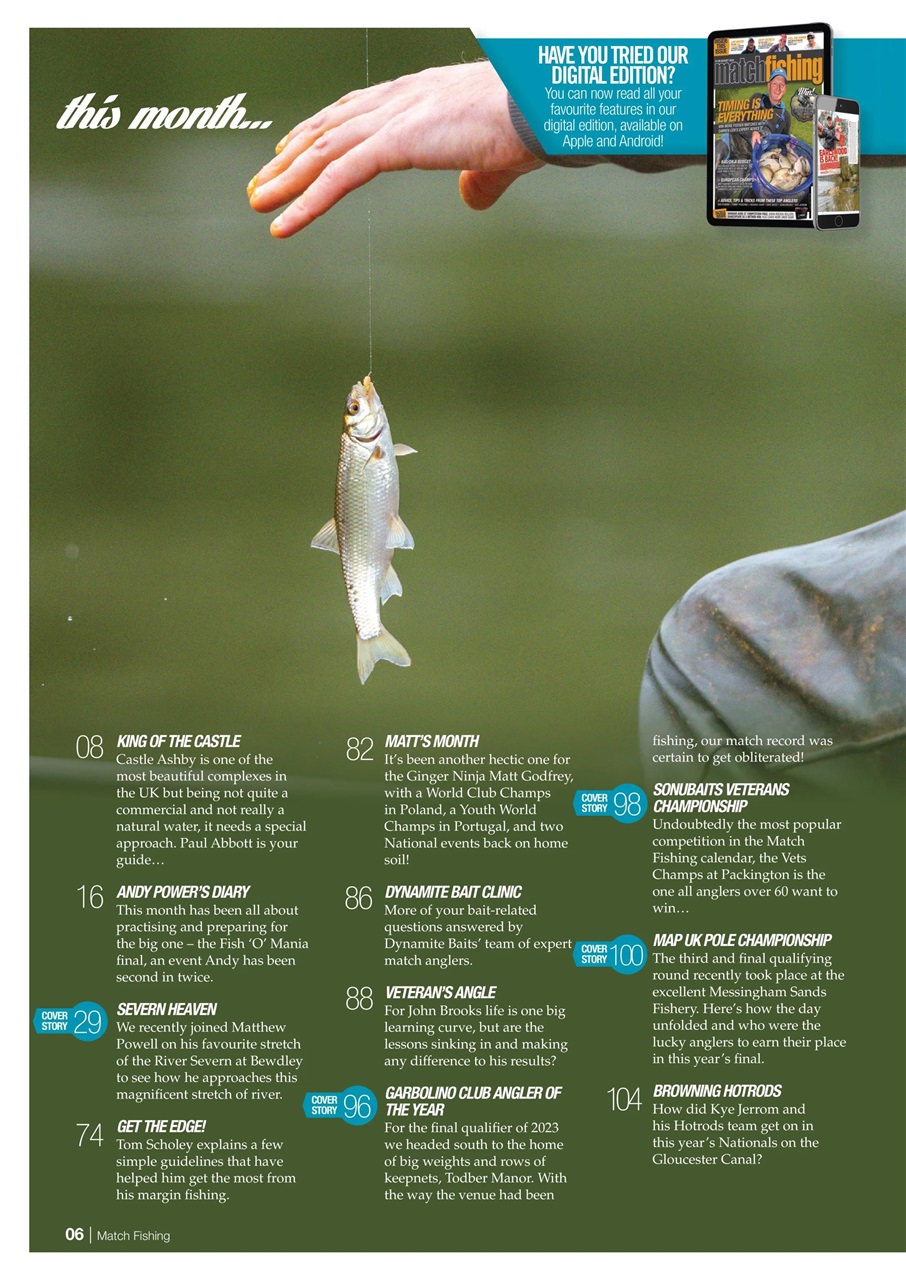 Match Fishing Preview Pages