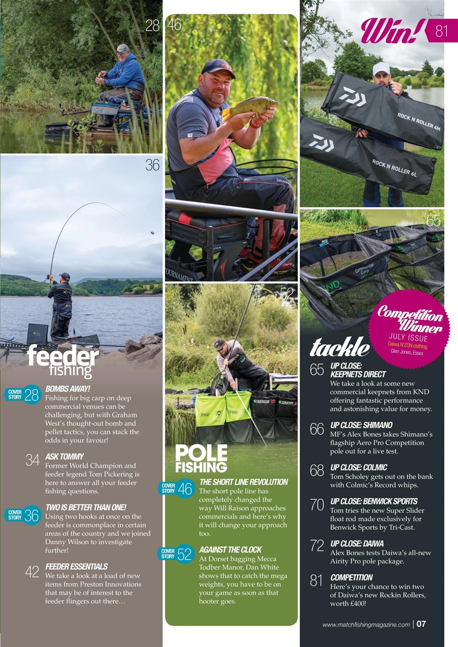 Match Fishing Preview Pages