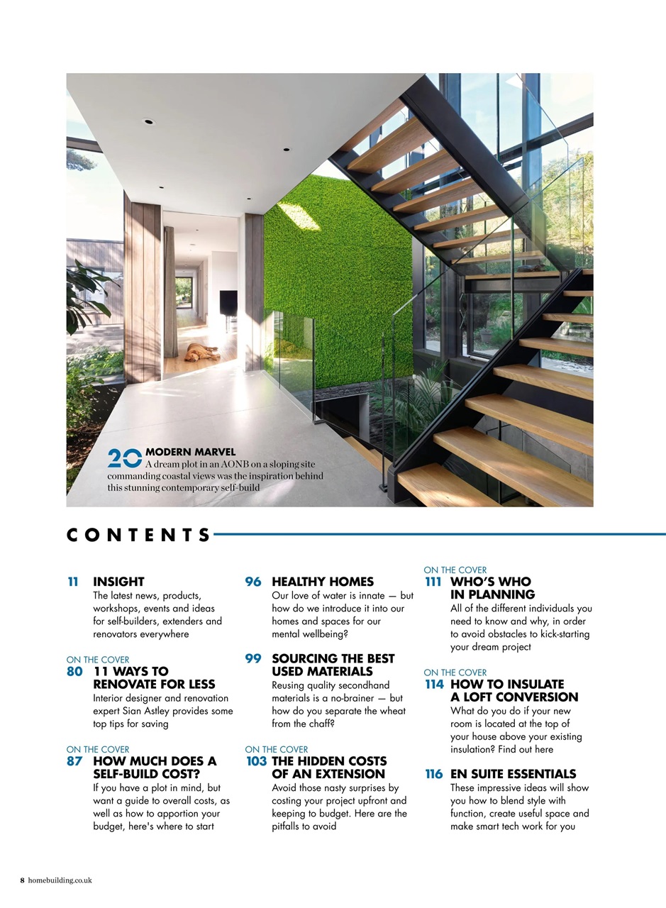 Homebuilding & Renovating Magazine Preview Pages