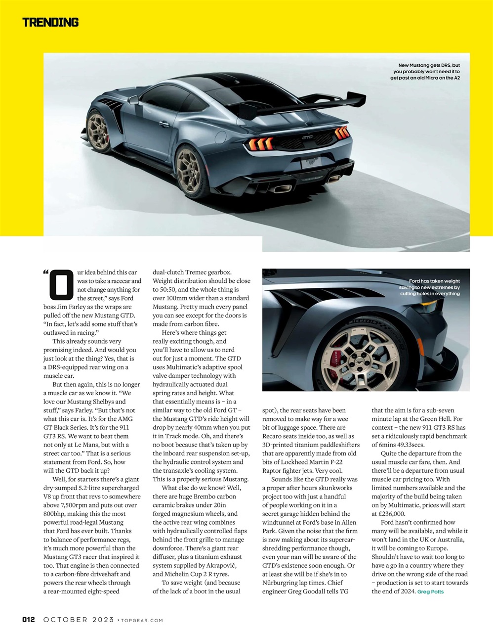 BBC Top Gear Magazine Preview Pages