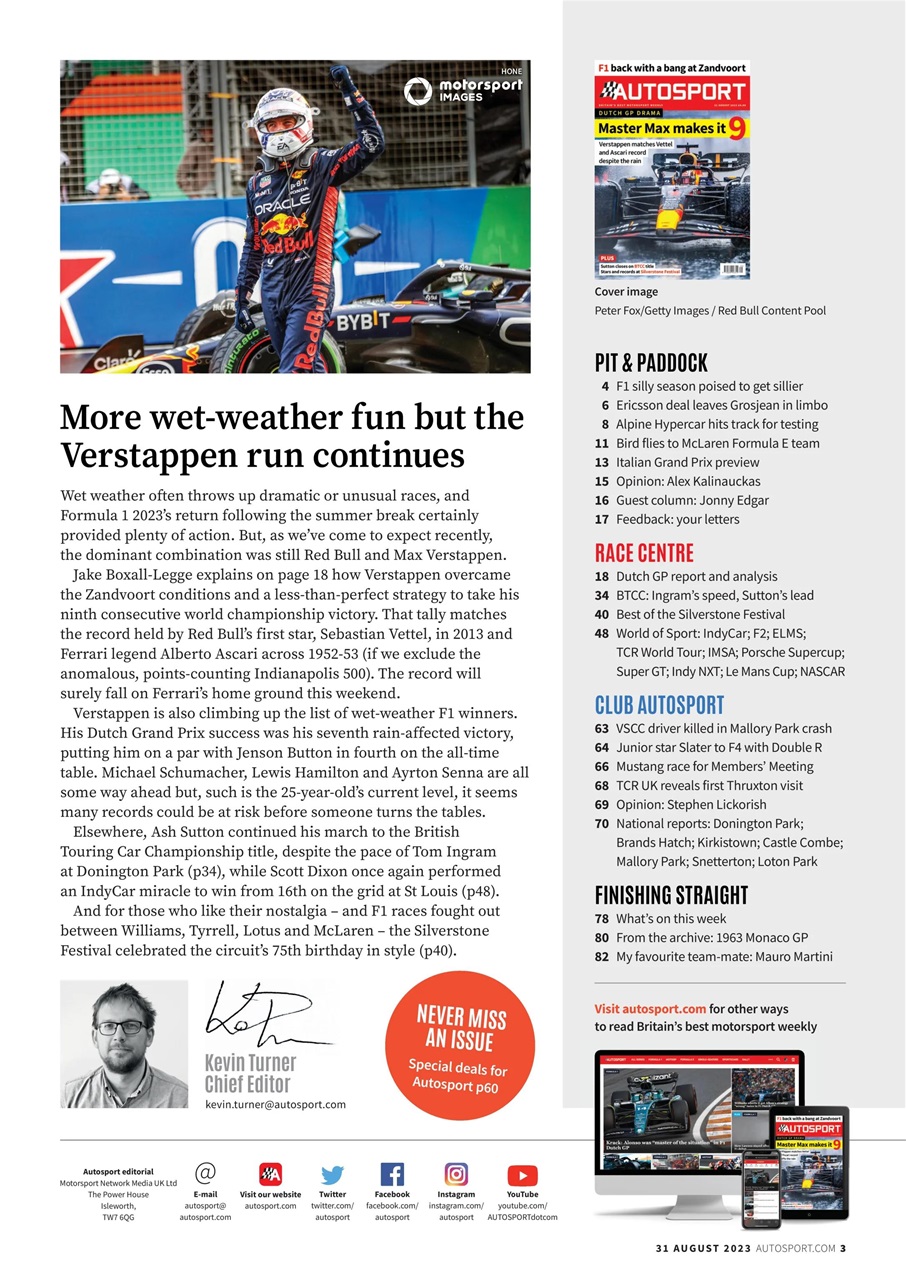 Autosport Preview Pages