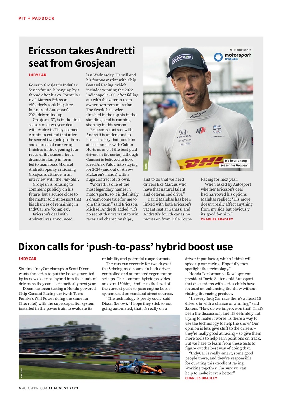 Autosport Preview Pages