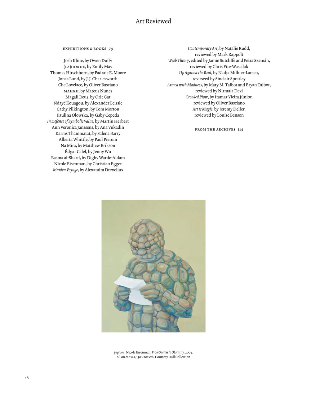 ArtReview Preview Pages