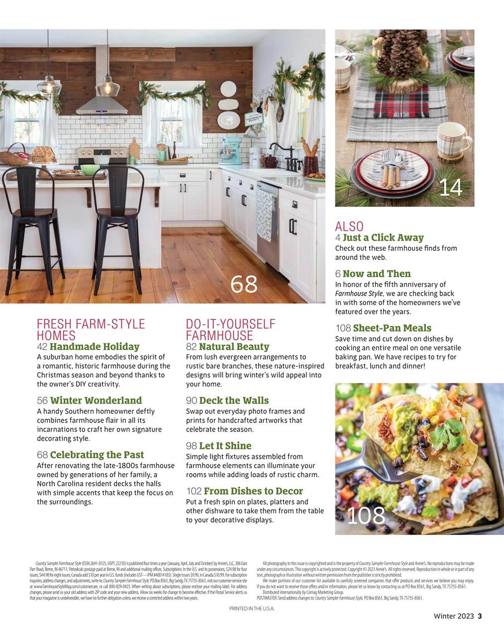 Farmhouse Style Preview Pages