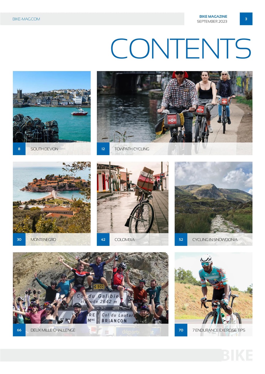 BIKE Magazine Preview Pages