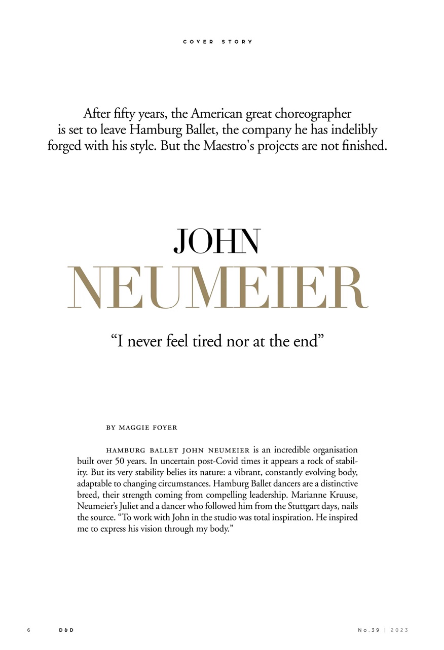 DANZA&DANZA International Preview Pages