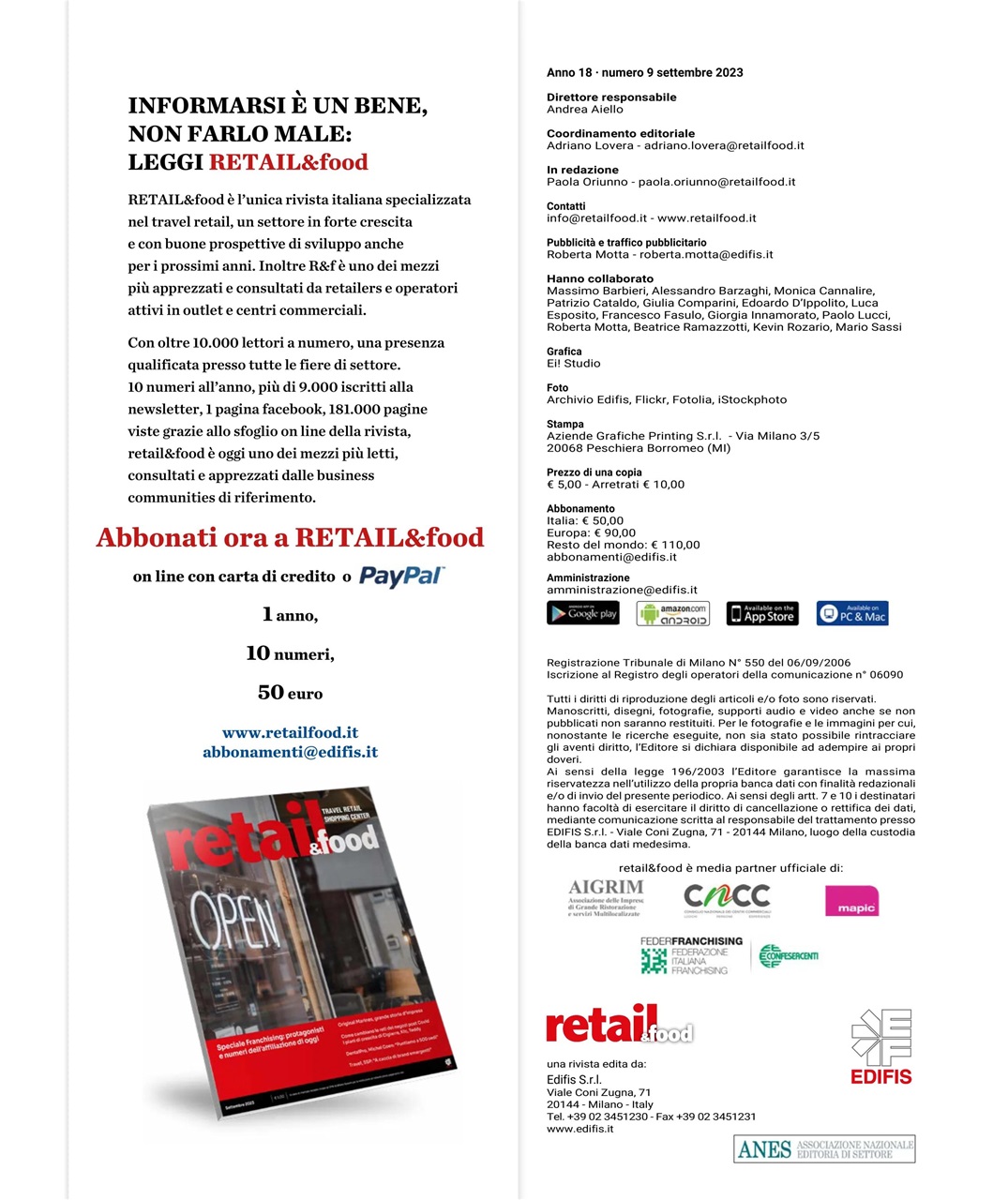 Retail&food Preview Pages