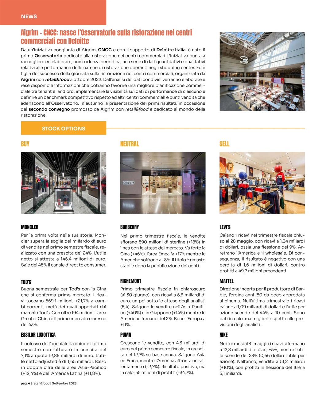 Retail&food Preview Pages