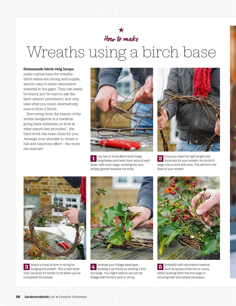 BBC Gardeners’ World Magazine Preview Pages
