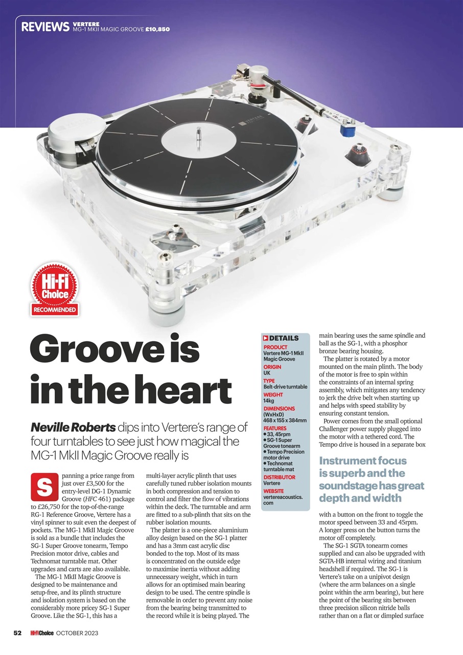Hi-Fi Choice Preview Pages