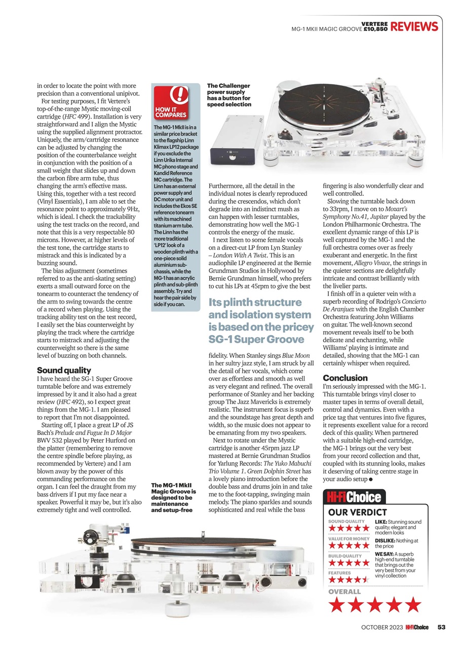 Hi-Fi Choice Preview Pages