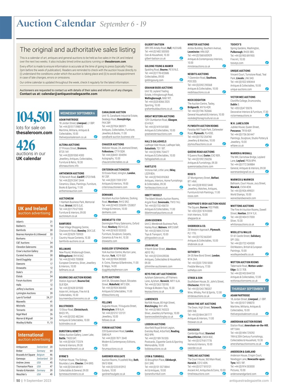 Antiques Trade Gazette Preview Pages