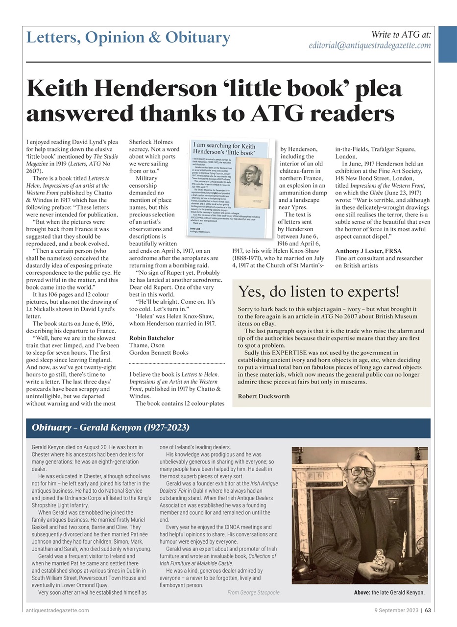Antiques Trade Gazette Preview Pages