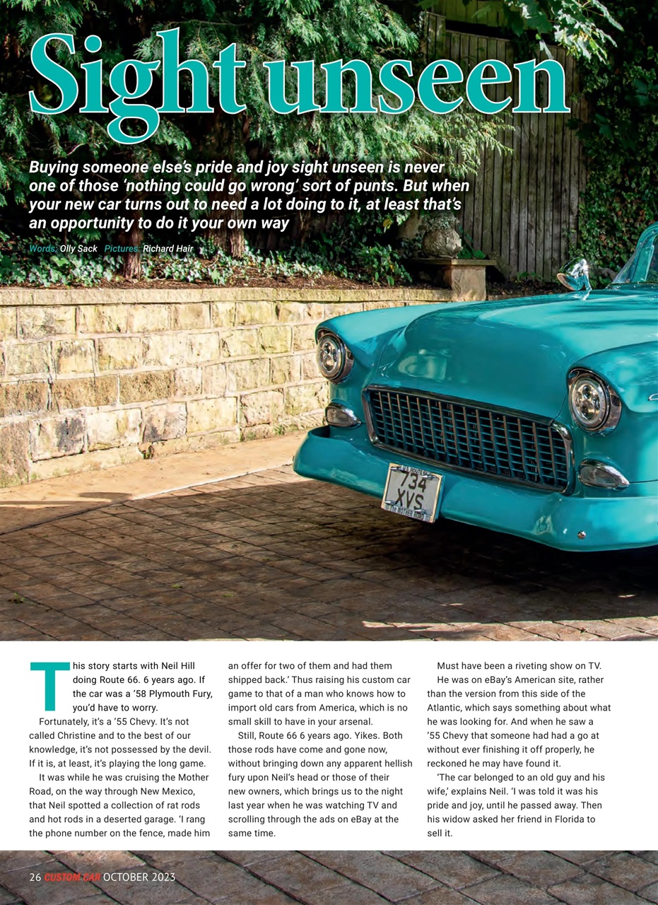 Custom Car Preview Pages