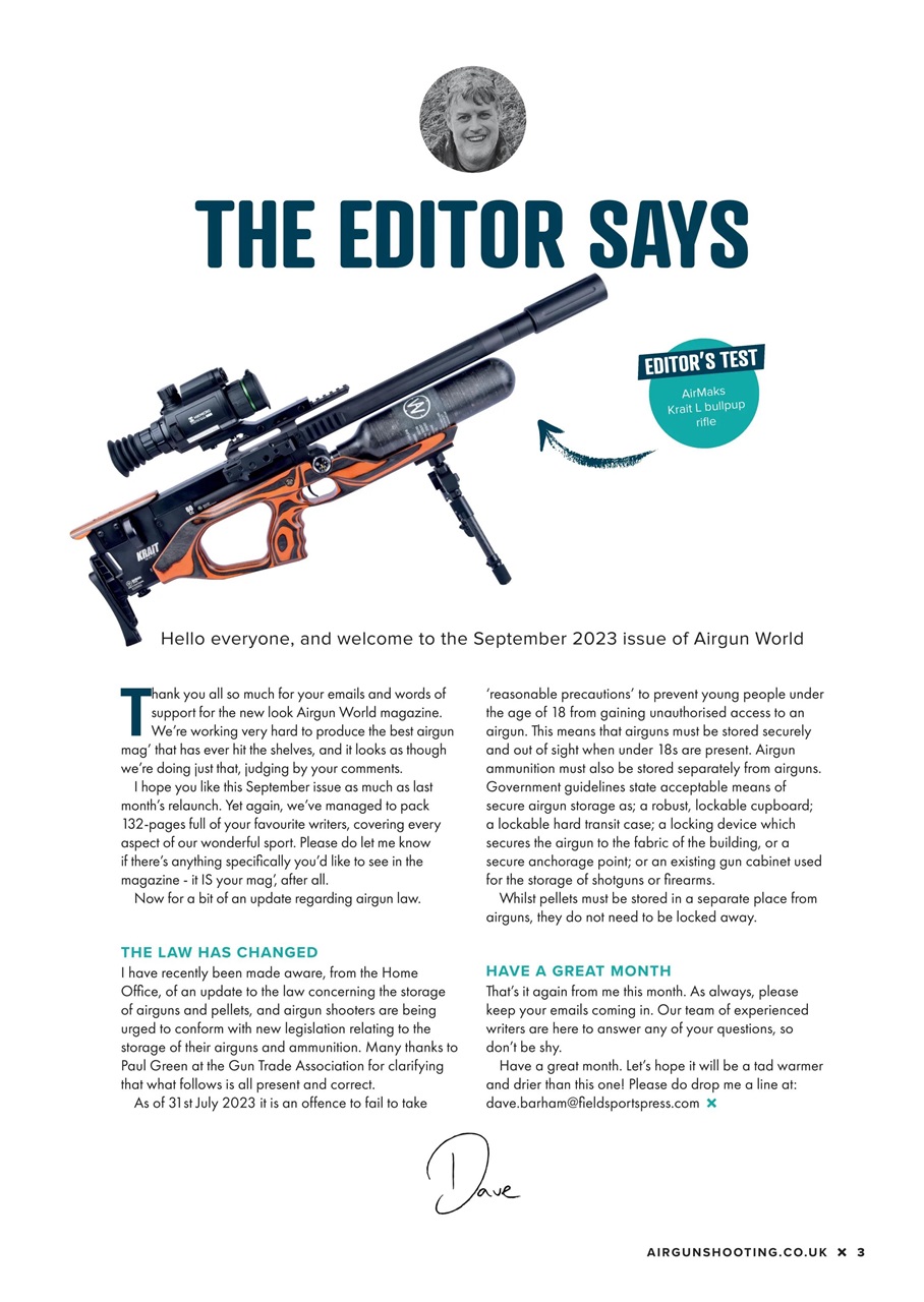 Airgun World Preview Pages