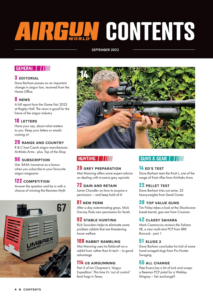 Airgun World Preview Pages
