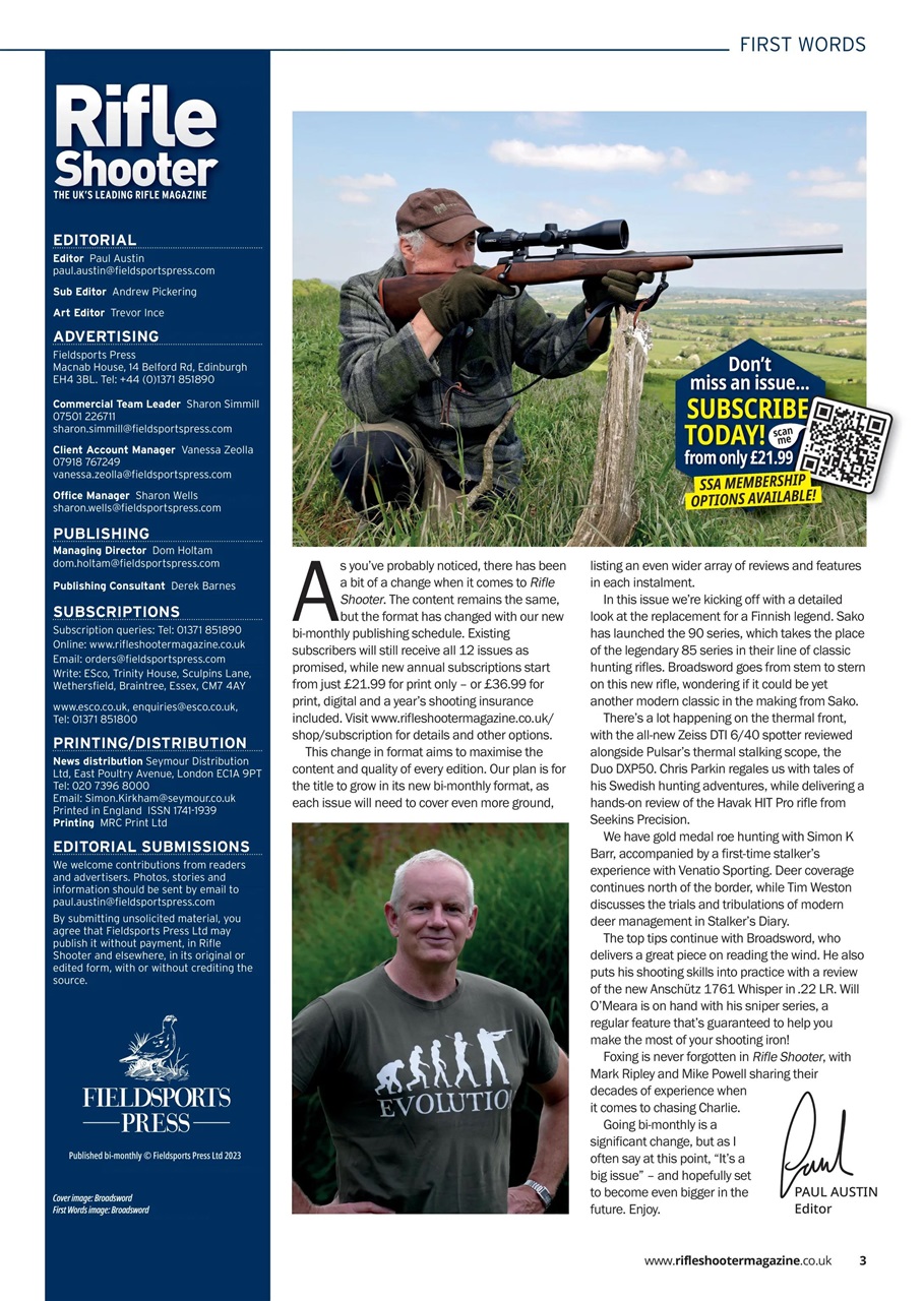 Rifle Shooter Preview Pages