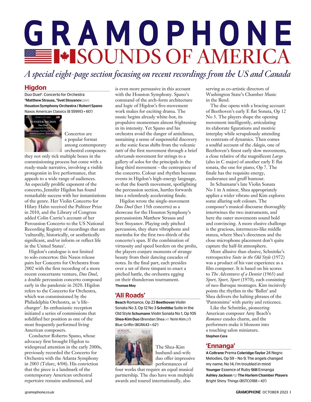 Gramophone Preview Pages