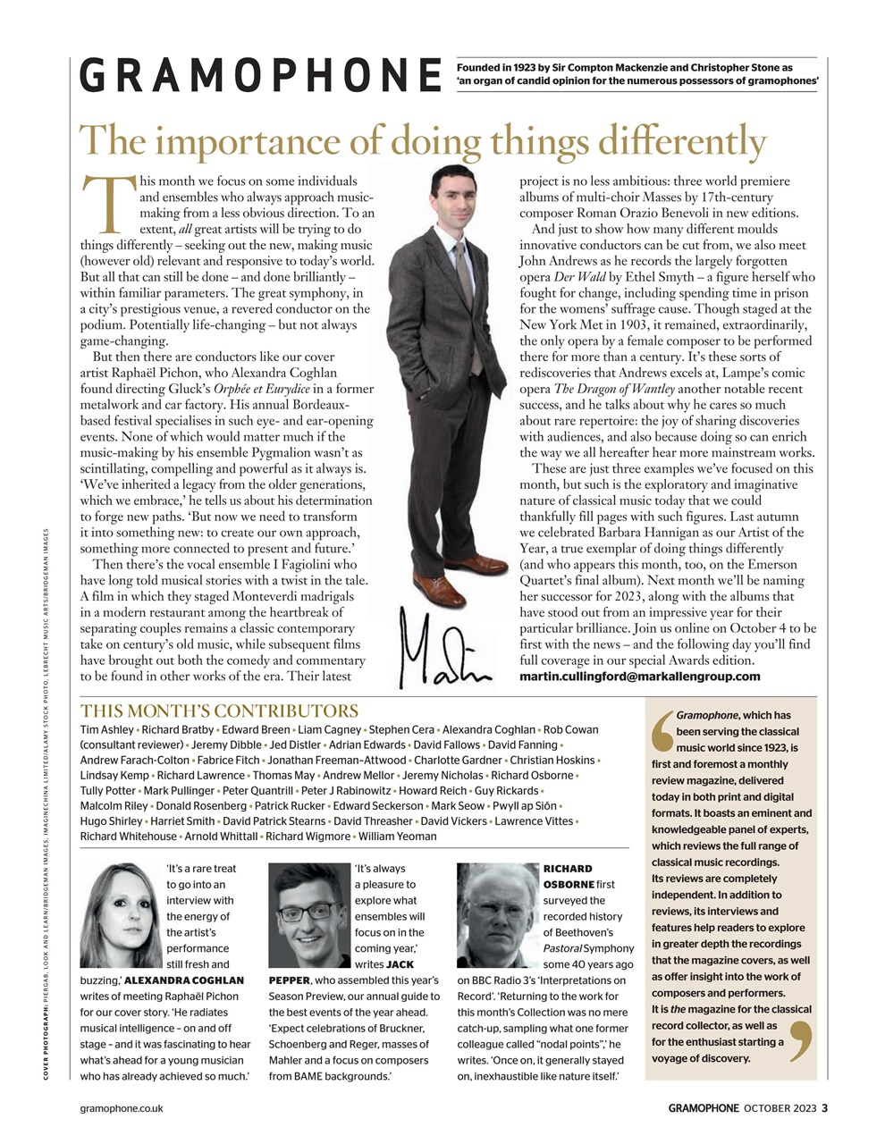 Gramophone Preview Pages