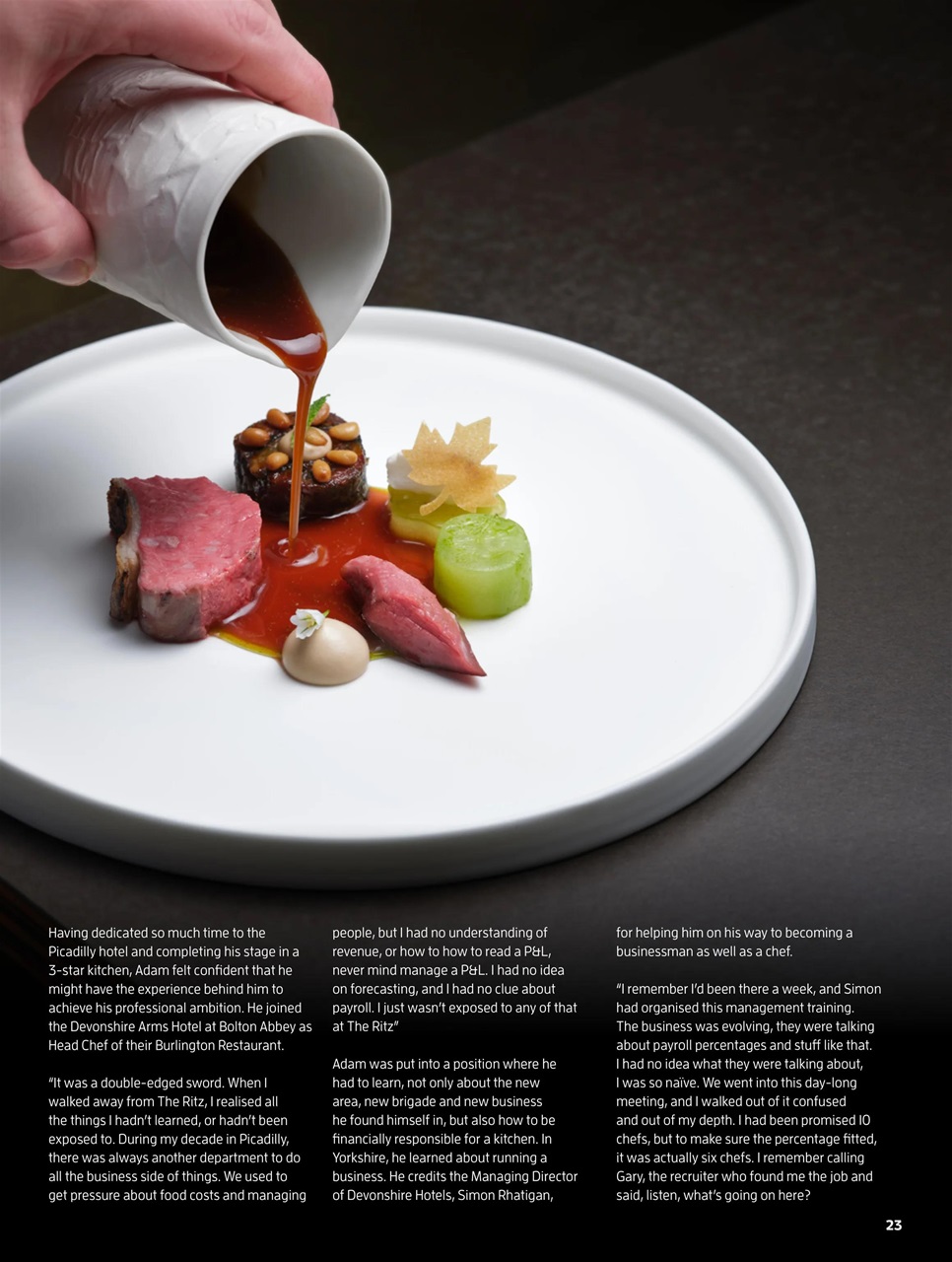 Chef & Restaurant Magazine Preview Pages