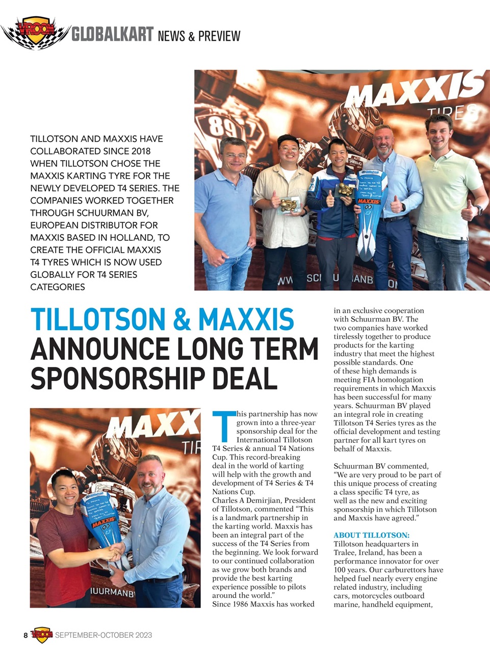 Vroom International Preview Pages