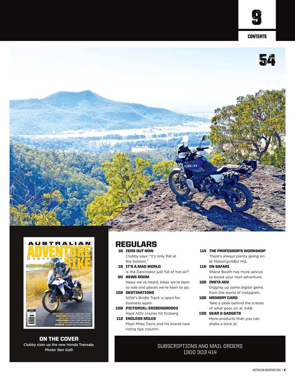 Australian Adventure Bike Preview Pages