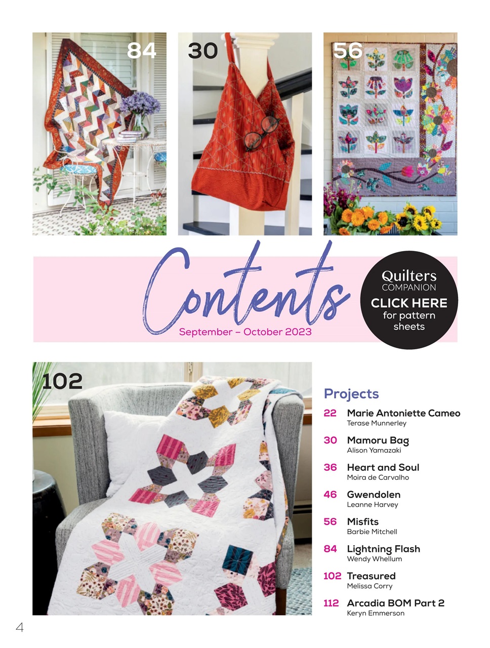 Quilters Companion Preview Pages