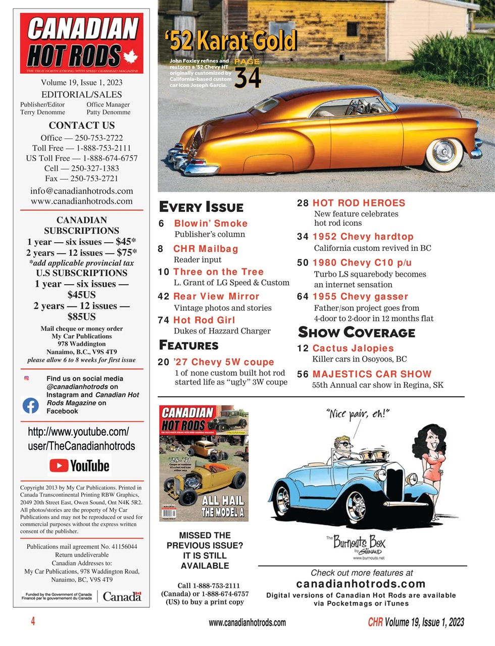Canadian Hot Rods Preview Pages