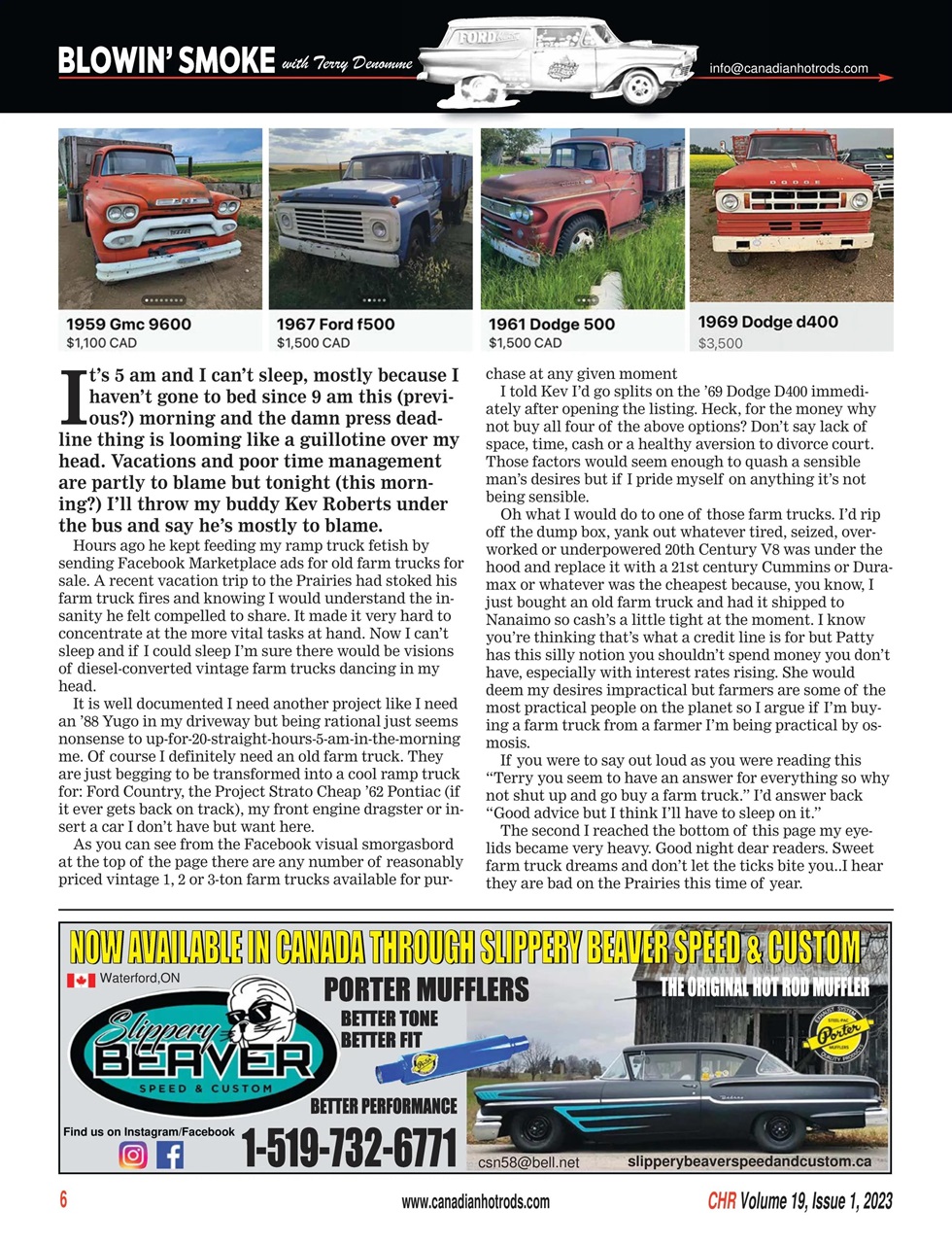 Canadian Hot Rods Preview Pages