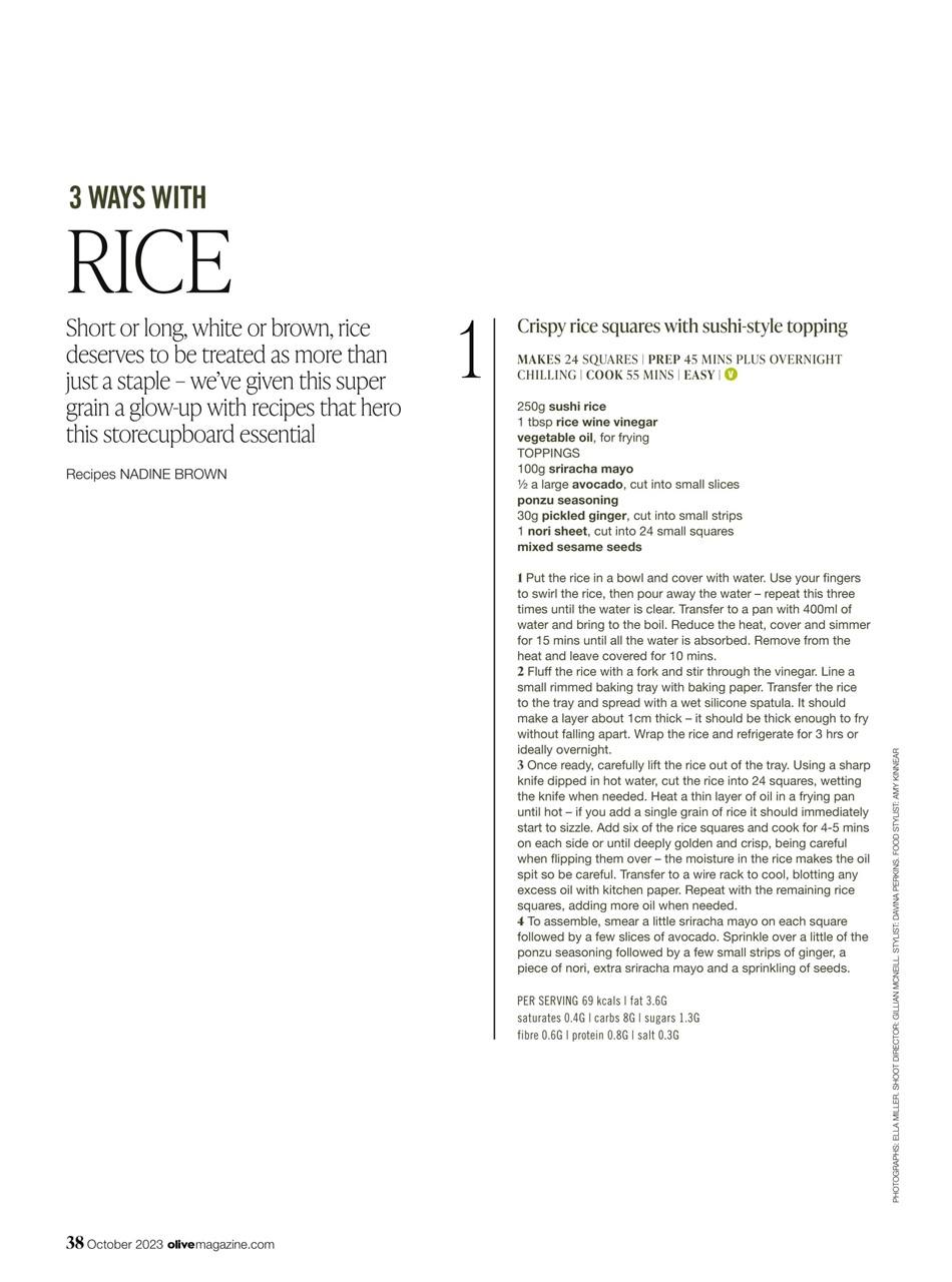 Olive Magazine Preview Pages