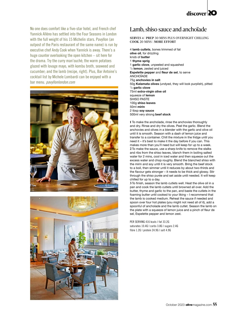 Olive Magazine Preview Pages