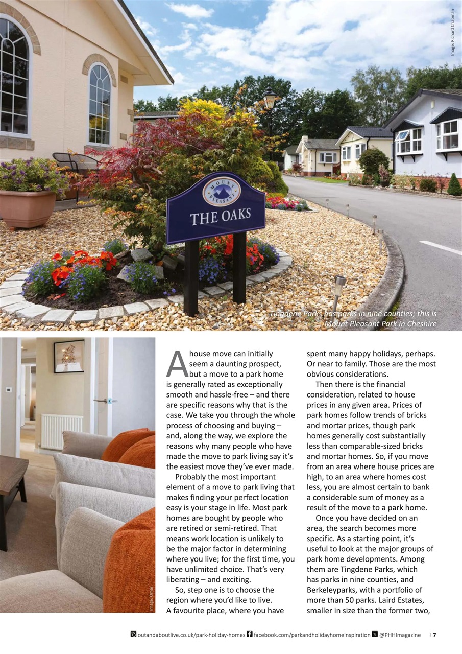Park and Holiday Home Inspiration magazine Preview Pages