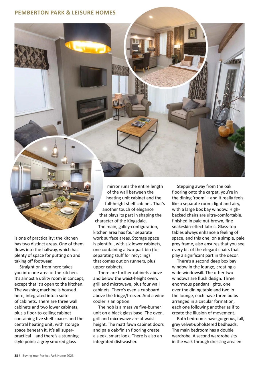 Park and Holiday Home Inspiration magazine Preview Pages